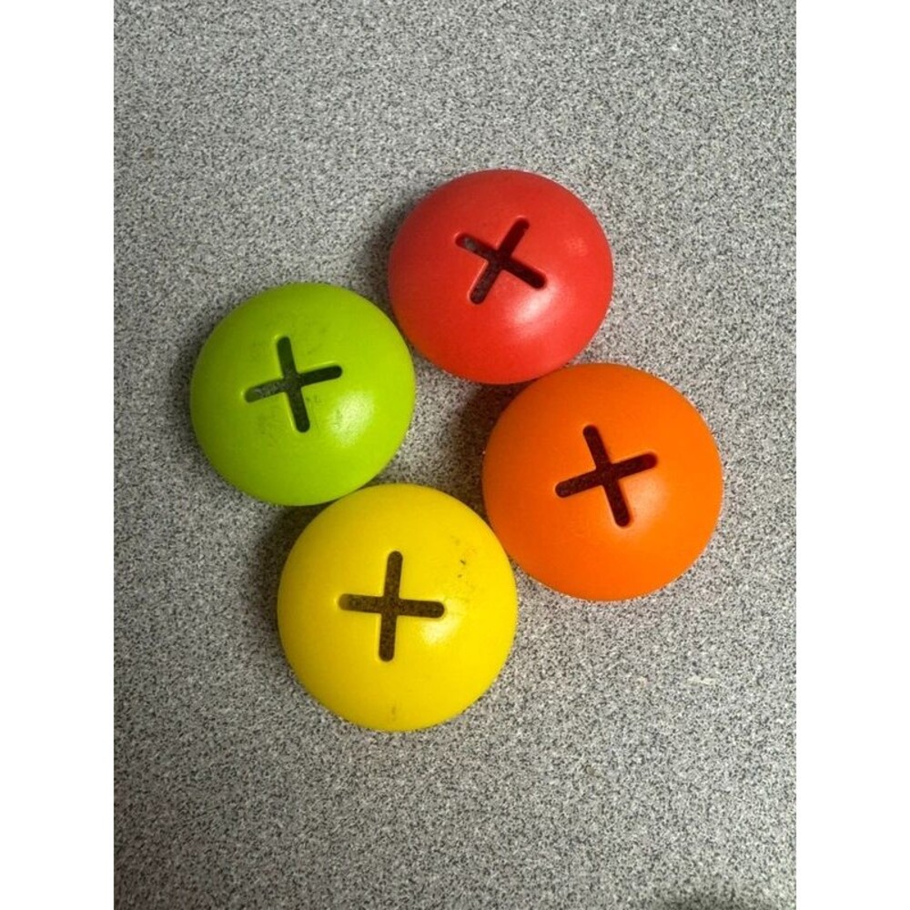 Set of four button for the lovevery mosaic board.